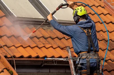 Démoussage et hydrofuge de toiture à Annoux